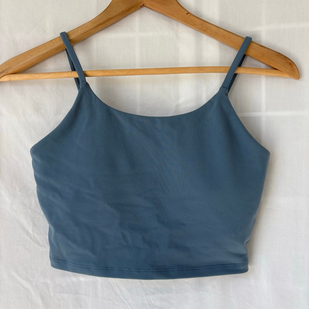 NWT Halara Basic padded workout cropped tank top … - image 1